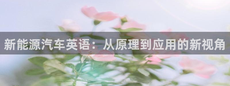 义务摩根娱乐会所：新能源汽车英语：从原理