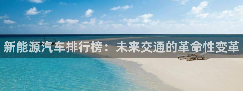 摩根娱乐会所电话:新能源汽车排行榜:未来交通的革命性变革