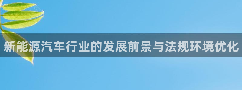 摩根娱乐老lb板50820:新能源汽车行业的发展前景与法规环