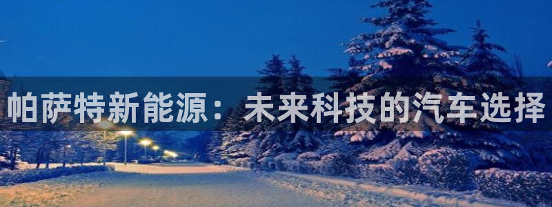首页摩根娱乐:帕萨特新能源:未来科技的汽车选择